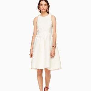 Kate Spade White/Cream Dress with Bow Detail